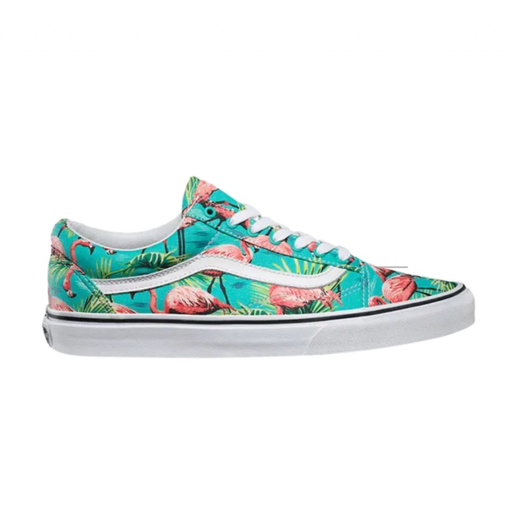 Vans Van Doren Old Skool Flamingo Sneakers Sz 8.5 - Picture 3 of 13